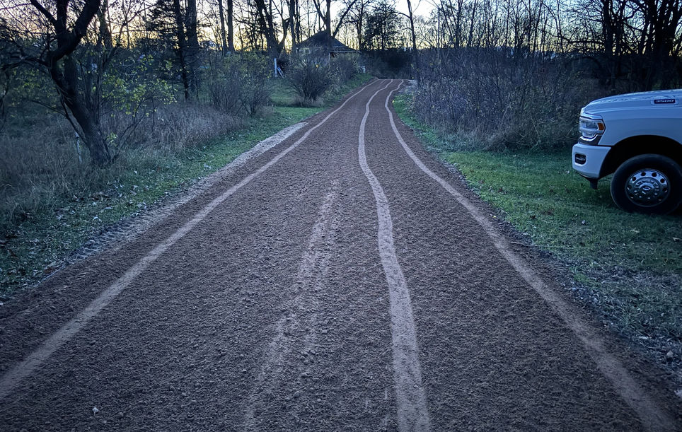 Gravel Driveway-Ethan's Excavating
