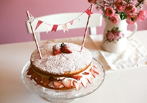 Erdbeerkuchen