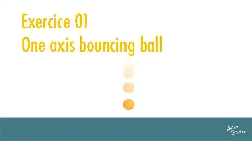 Exercices animation 3d