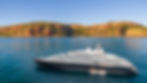 Scenic Eclipse II luxury expedition yacht cruising in Arctic waters during a 2025 voyage