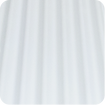SUNSHIELD VINTAGE CIRCULAR CORRUGATED WHITE