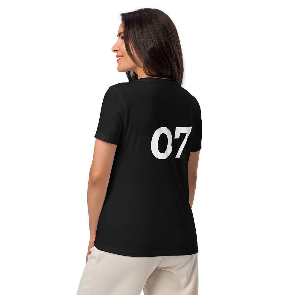Thumbnail: My Heart Women’s Relaxed V-neck T-shirt