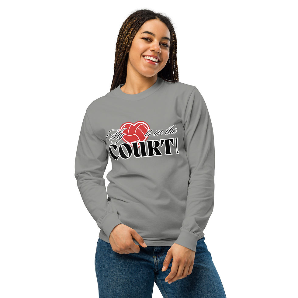 Thumbnail: Garment-dyed heavyweight long-sleeve shirt