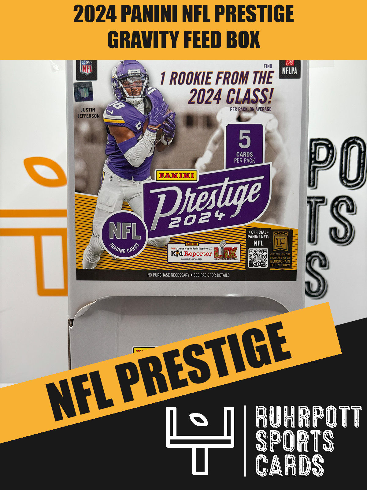 2024 Panini NFL Trading Cards Prestige Gravity Feed Box