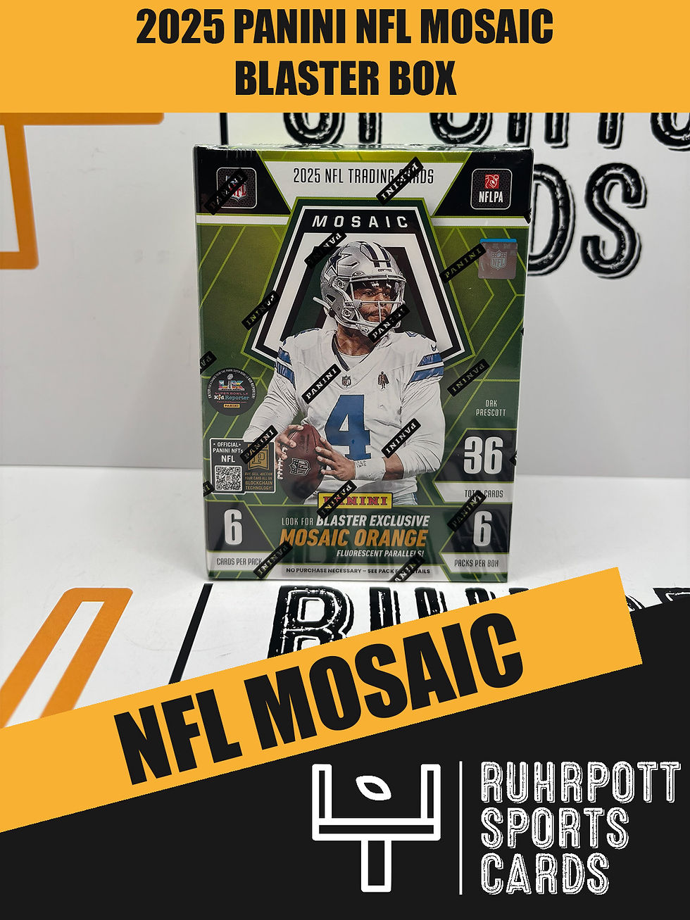 2025 Panini NFL Trading Cards Mosaic Blaster Box