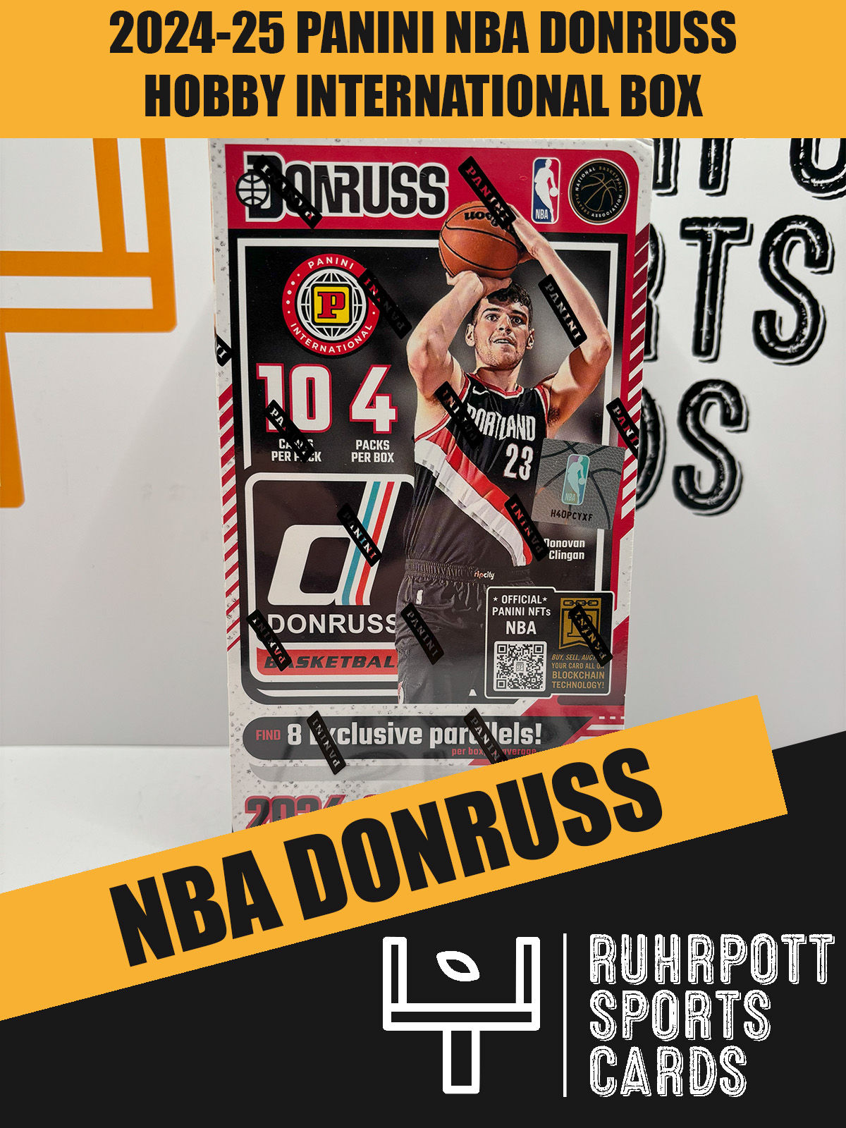 2024-25 Panini NBA Trading Cards Donruss Hobby International Box