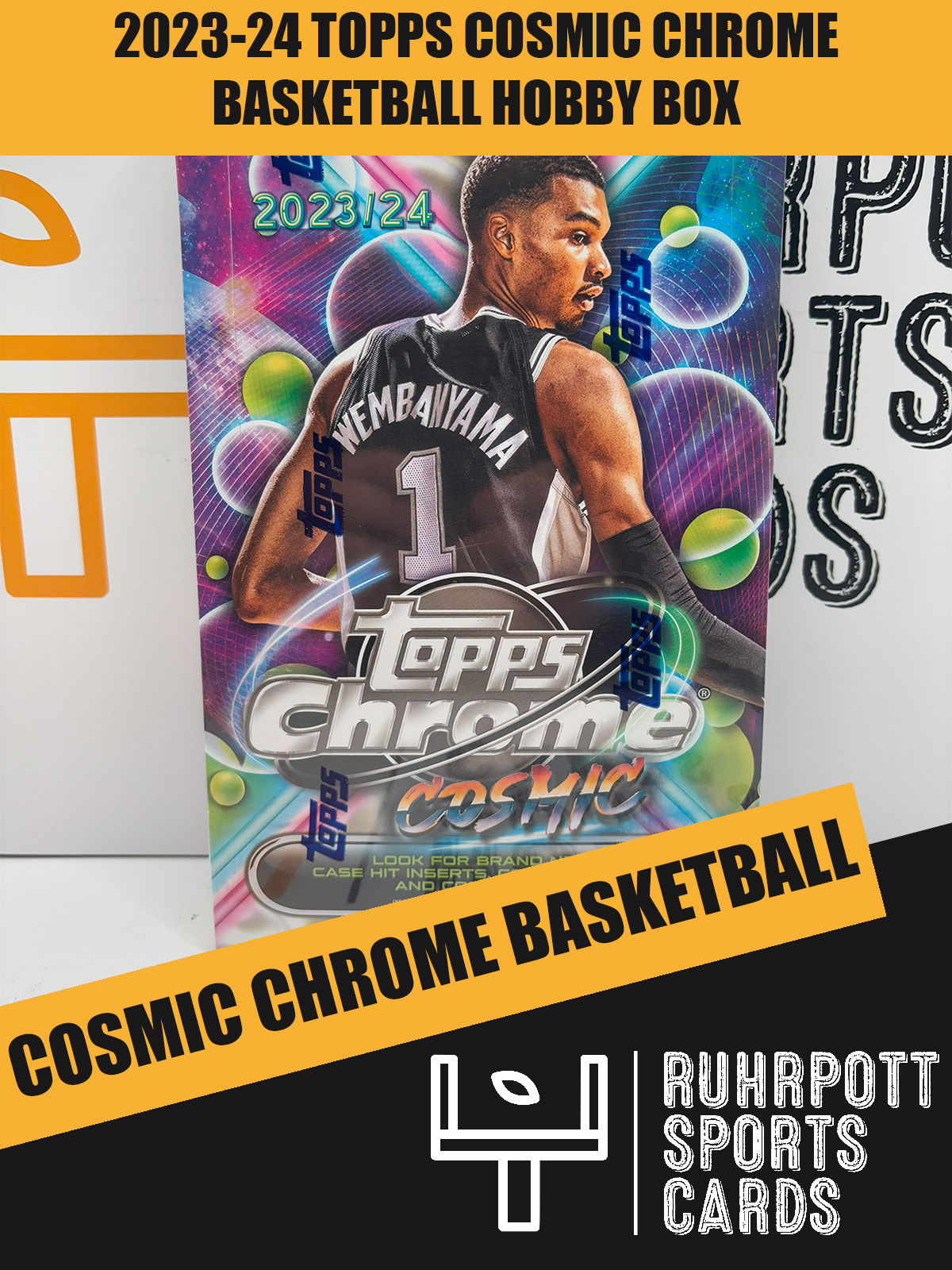 2023-24 Topps NBA Trading Cards Cosmic Chrome Basketball Hobby Box