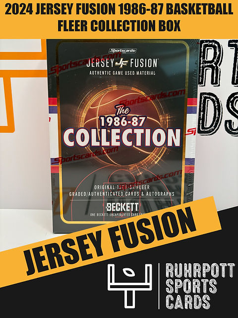 2024 Jersey Fusion 1986-87 Basketball Fleer Edition Collection 