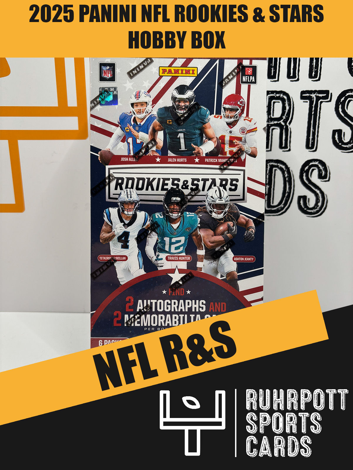 2025 Panini NFL Trading Cards Rookies and Stars Hobby Box