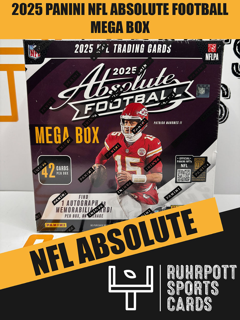 2025 Panini NFL Trading Cards Absolute Football Mega Box