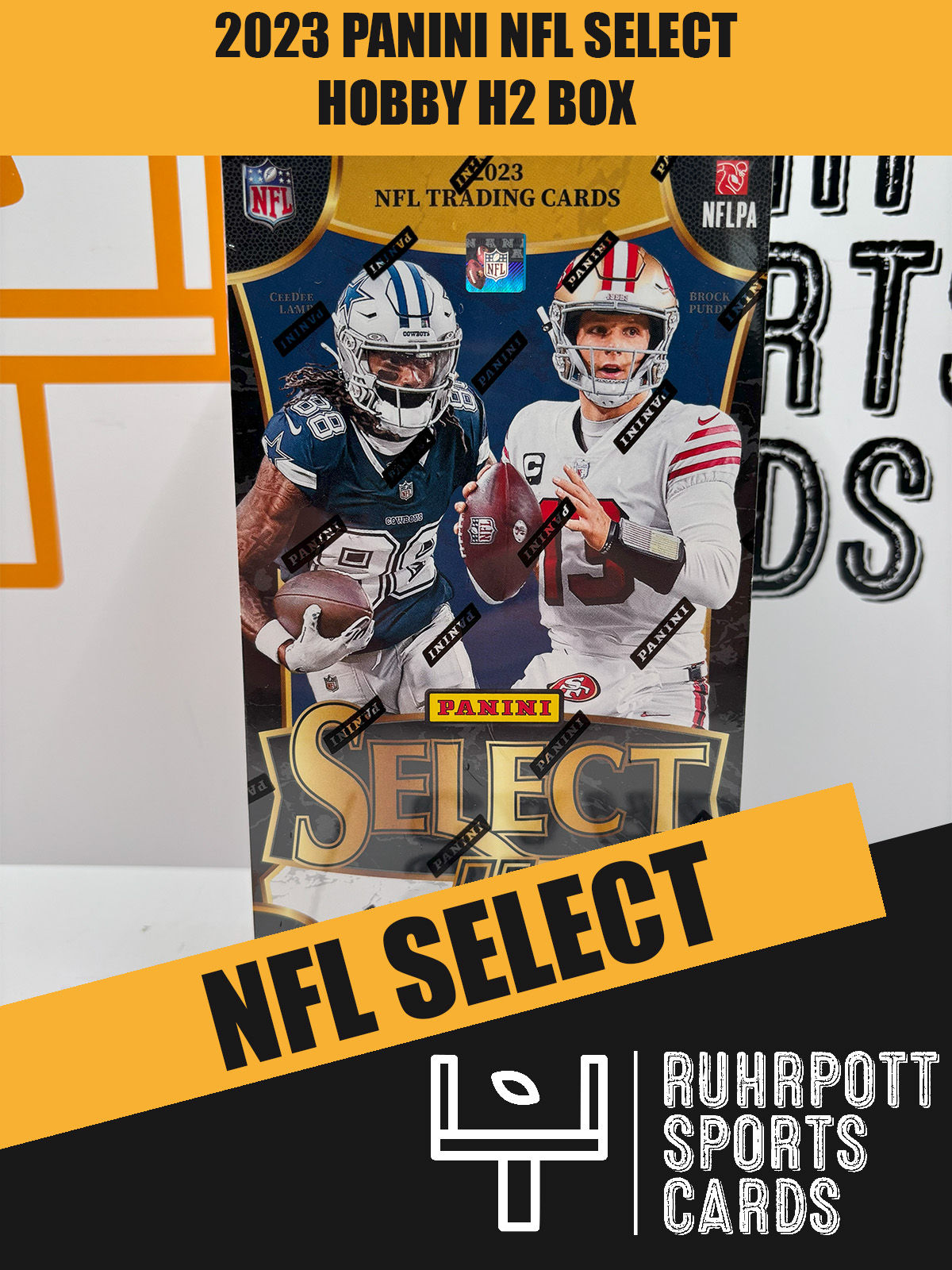 2023 Panini NFL Trading Cards Select Hobby H2 Box