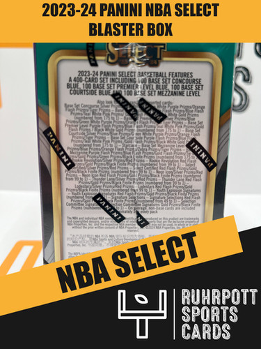 2023-24 Panini NBA Trading Cards Sports Cards Select Blaster Box 