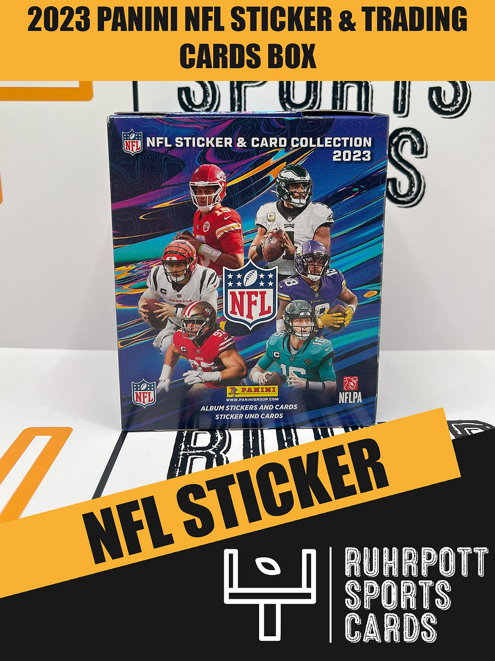 2023 Panini NFL Trading Cards Sticker Box