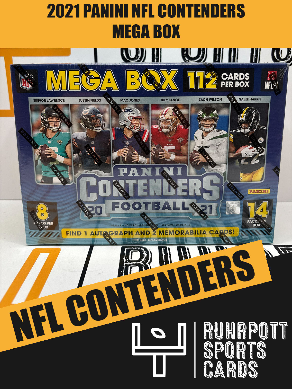 2021 Panini NFL Contenders Mega Box