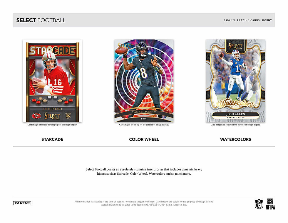 Miniaturbild: 2024 Panini NFL Trading Cards Select Hobby Box