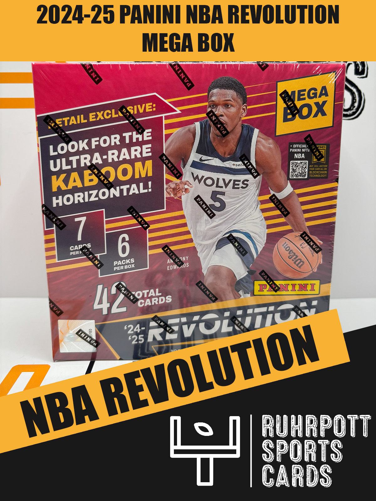 2024-25 Panini NBA Trading Cards Revolution Mega Box