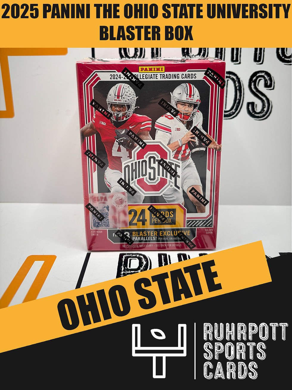 2025 Panini NFL Trading The Ohio State University Trading Cards Blaster Box