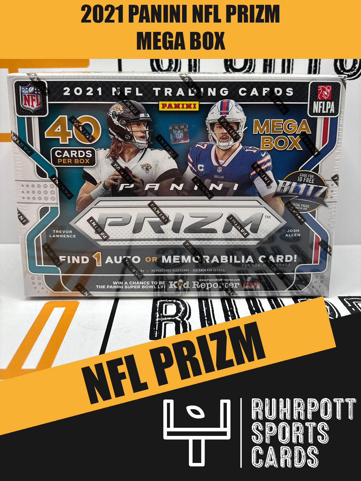 2021 Panini NFL PRIZM Mega Box