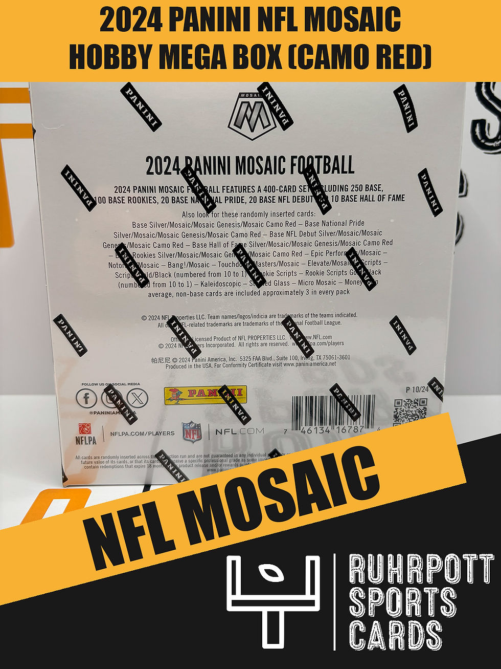 Thumbnail: 2024 Panini NFL Trading Cards Mosaic Mega Box