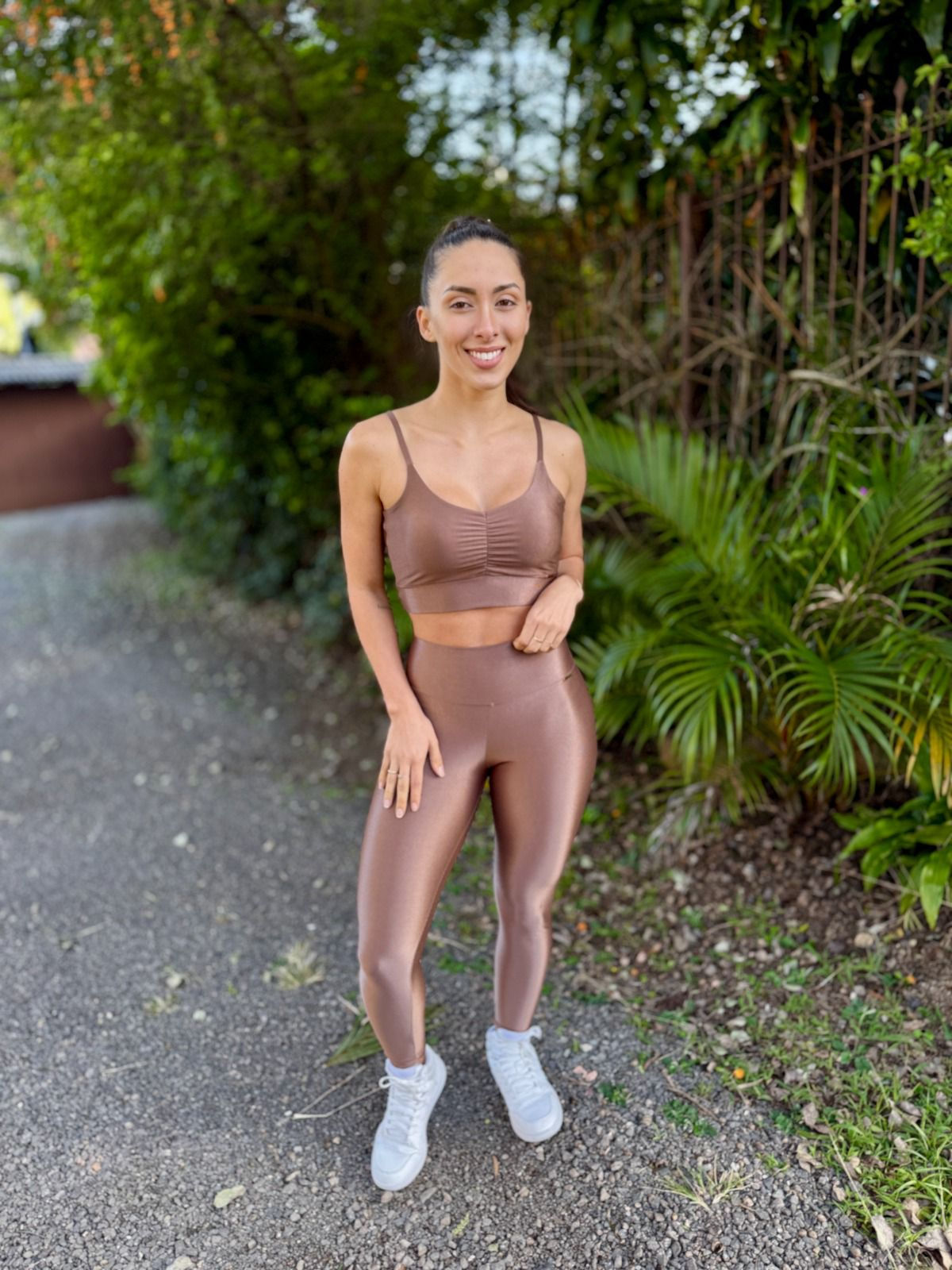 Legging Star Castanho