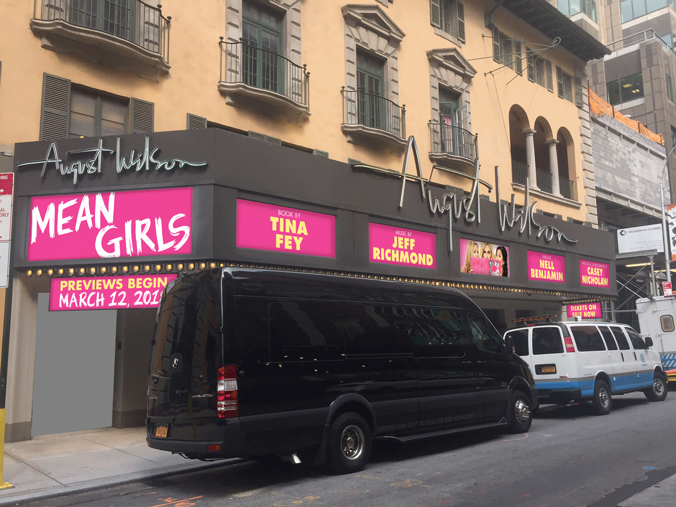 MEAN GIRLS Front of House Mock-Ups