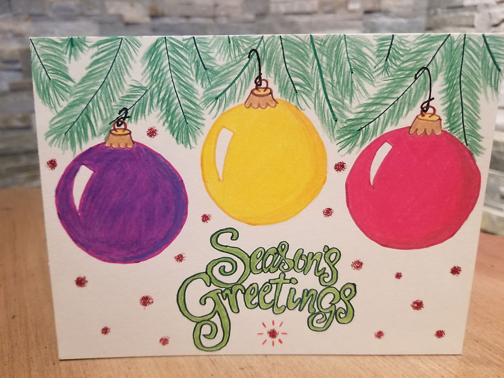 multicolor ornaments SG