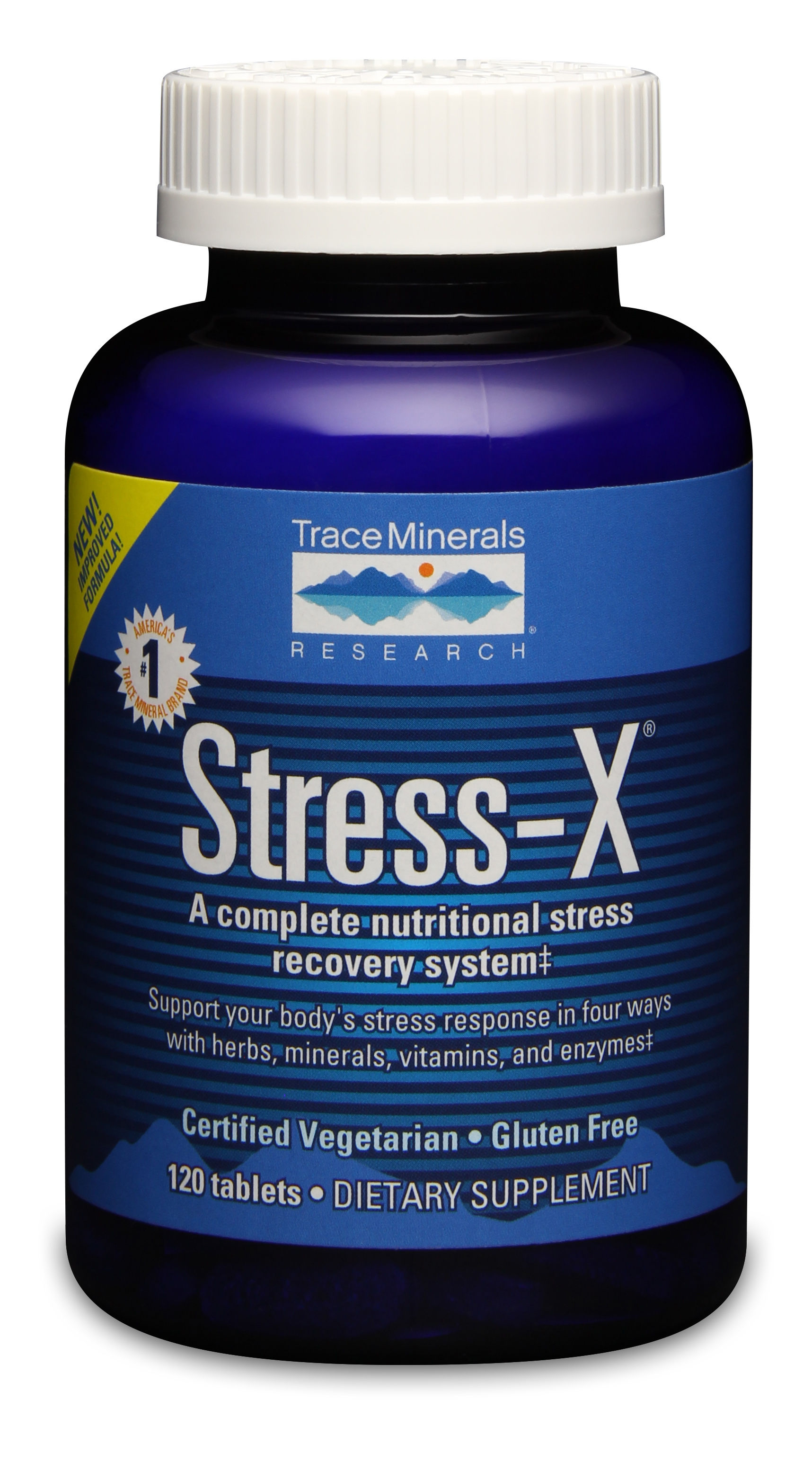Stress-X by Trace Minerals 60 Tab