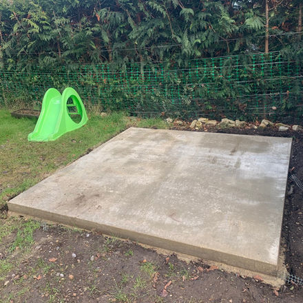 Shed Concrete Base - Welwyn