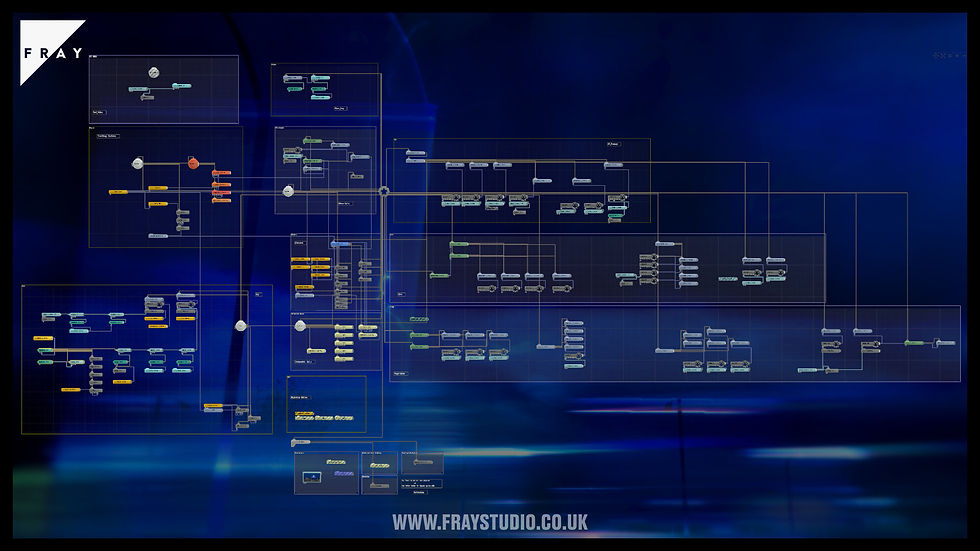 Back to the future the musical screen content made using Notch designed by FRAY Studio's Finn Ross and Adam Young.