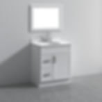 30R Single Shaker Solid Wood Bathroom Vanity