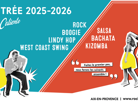 Rentrée 2025-2026 : Cours de danse de couple et solo à Aix-en-Provence avec Rock'Caliente !