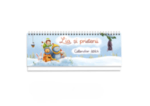 Calendar de birou Lia și prietenii, 2024