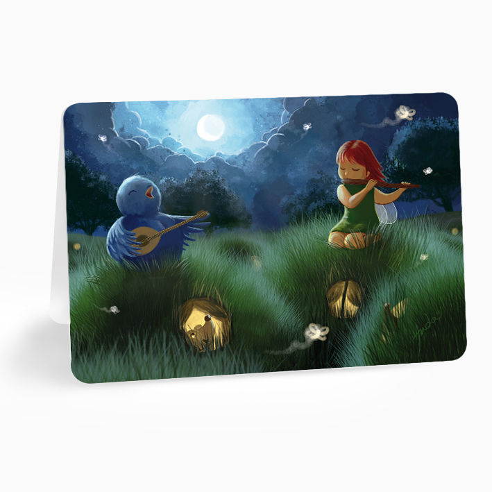 Felicitare Midnight Serenade