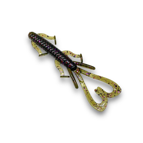 4” Hogwash Midnight Melon Soft Plastics Fishing Lure Creature