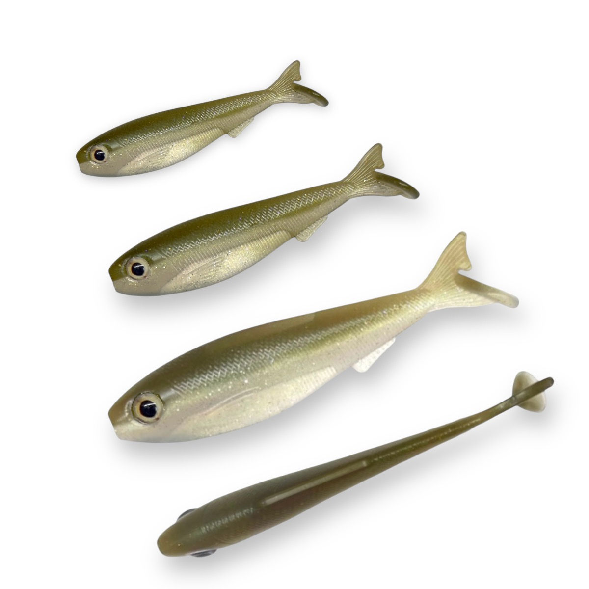 Klinch Shad - Natural Shiner - Swimbait - Soft Plastics Fishing Lure