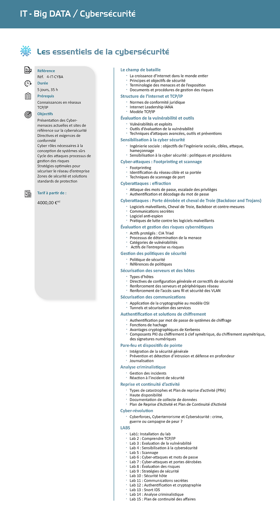 Les essentiels de la cybersécurité