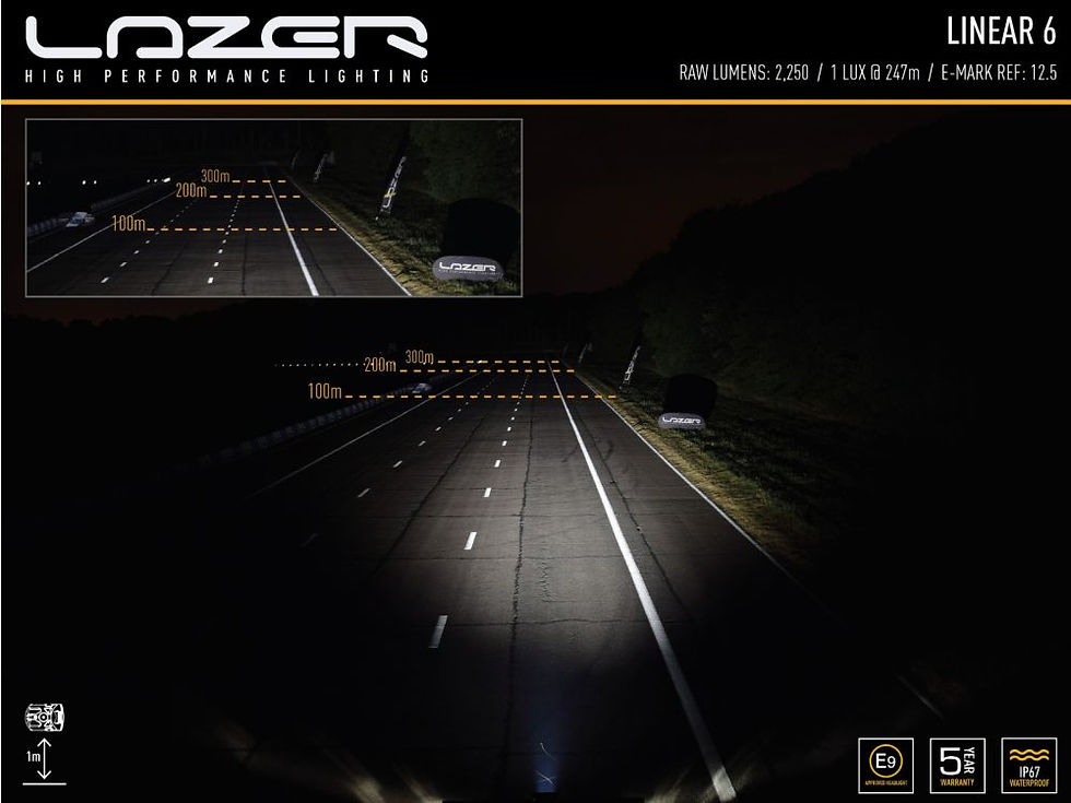 Lazer Linear-6 Standard (Black)