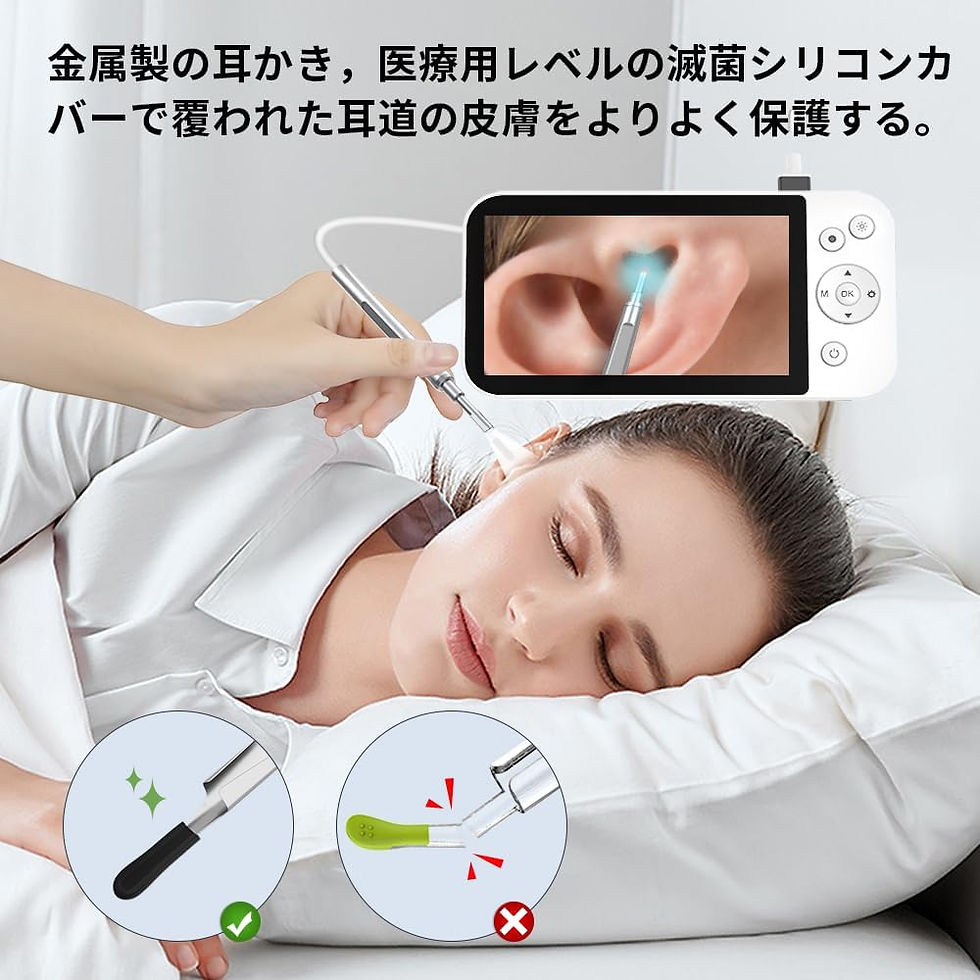サムネイル： 直径3.2ｍｍの耳かきカメラ ５インチIPSモニター 32GBメモリカード