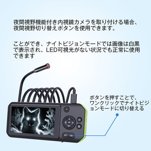 AM500ファイバースコープ専用ケーブル 内視鏡カメラ用ケーブル