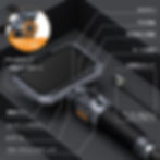 サムネイル： Teslong TD300P先端可動式ファイバースコープ 直径5.5mm 長1.55m スコープ 210°双方向回転可能 内視鏡 5" IPSモニター