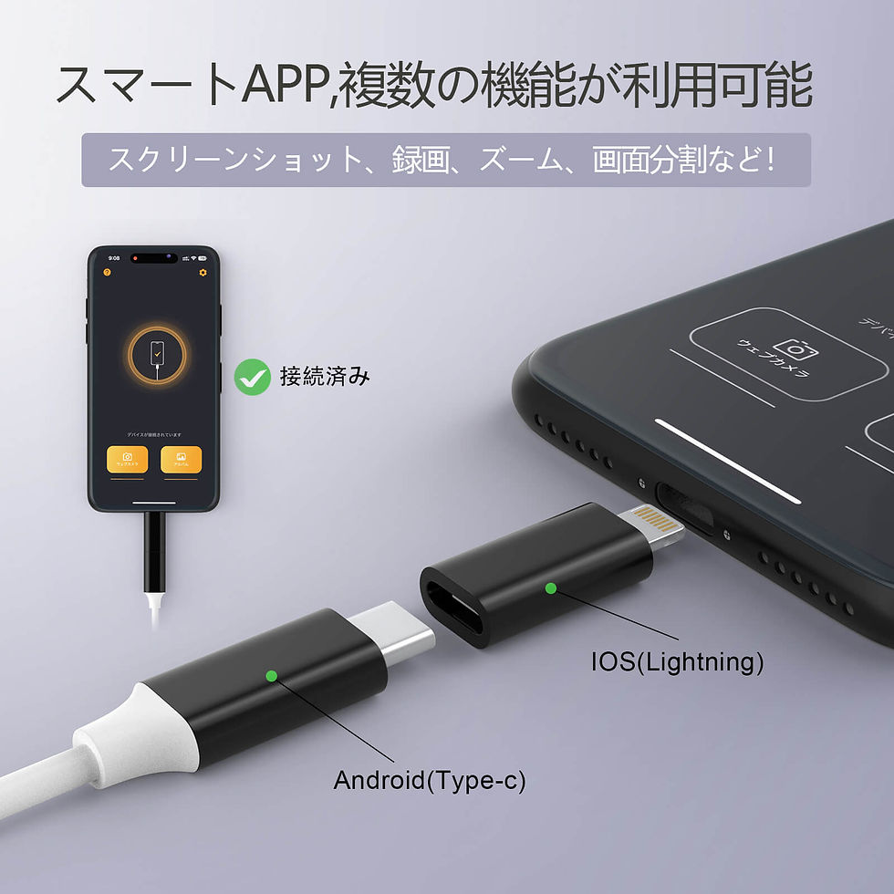 Thumbnail: 直径3.9ｍｍの耳かきカメラ iphone Androidスマホ対応可能