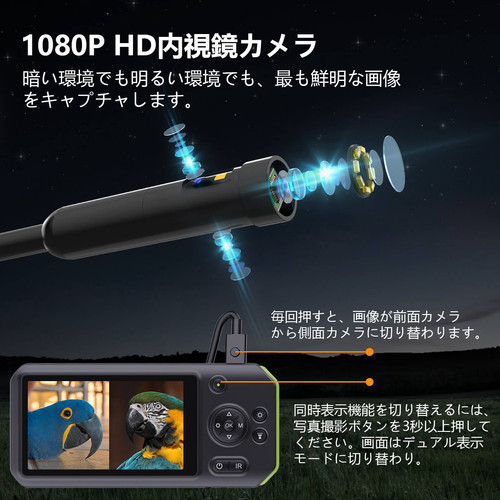 AM500ファイバースコープ専用ケーブル 内視鏡カメラ用ケーブル