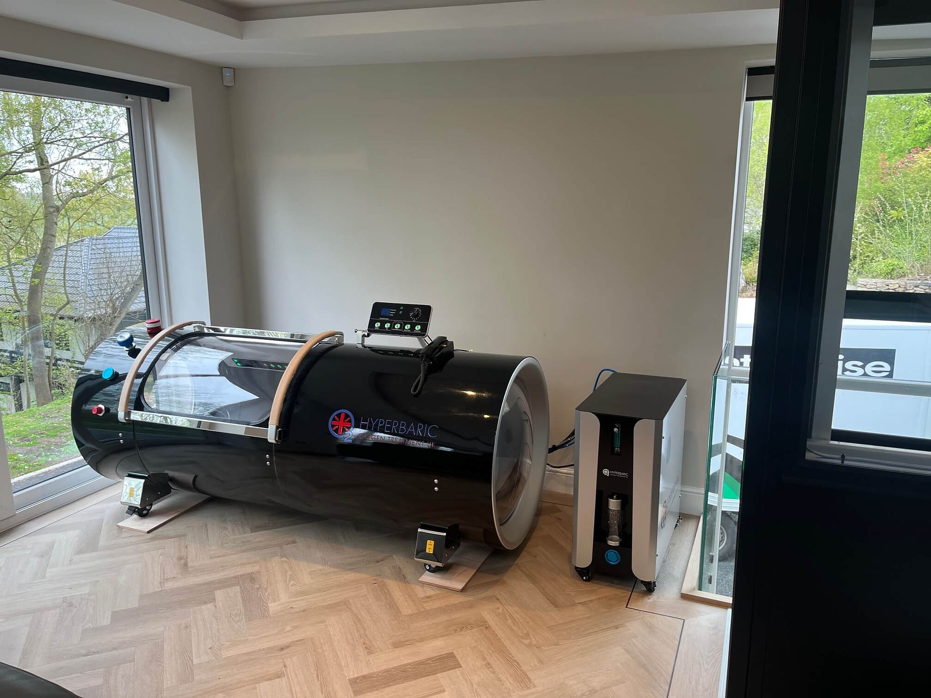 A 2.0 ATA hyperbaric chamber installed for a client in middlesbrough