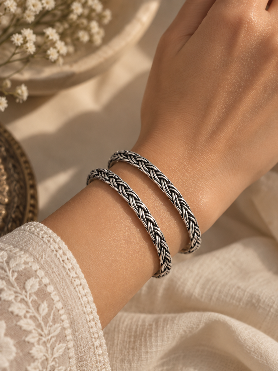 silver bracelet