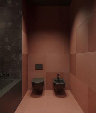 3D visualization vizualizacia interier modern classical interior, kupelna wc sprcha vana