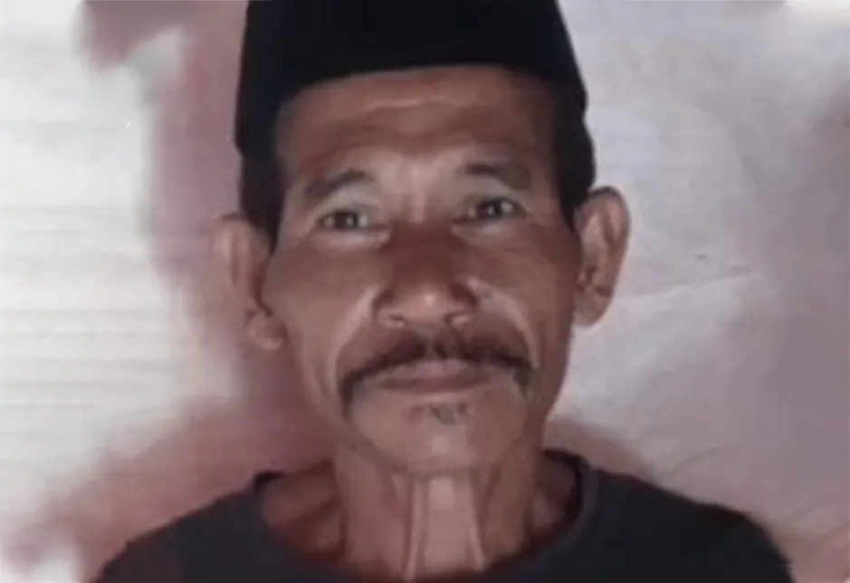 Arifuddin, 53, was bathing in the river when he was attacked and killed by a crocodile