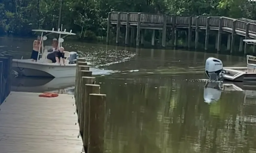 Rescue teams searched the Bayou Sara water for Brittney's body until she was found on Monday morning