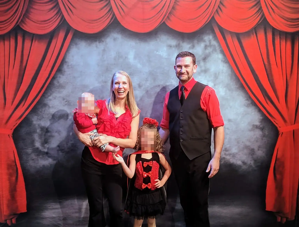 The Morley family sometimes performed as a family act.