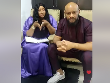 Judy Austin admonishes young girls living wayward lifestyle as she joins Yul Edochie to preach (video)