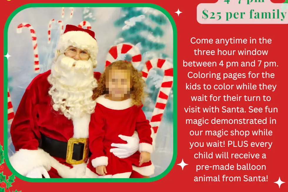 Morley dressed up as Santa every Christmas, and the theater invited local children in for holiday pictures.